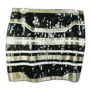 NWOT Express Gorgeous Sequins Mini Skirt XS